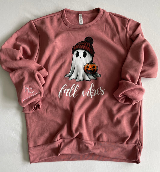 Fall Vibes Relaxed Crewneck: Pre-order