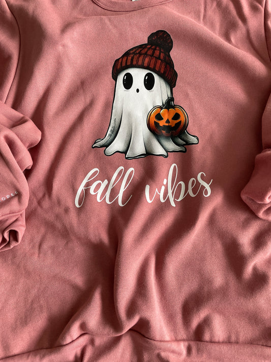 Fall Vibes Relaxed Crewneck: Pre-order