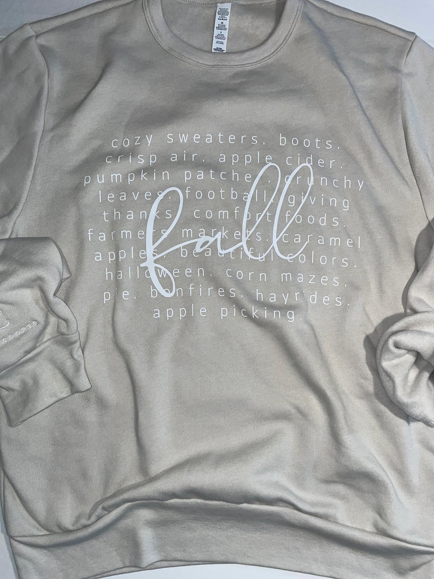 Fall Relaxed Crewneck: Pre-order