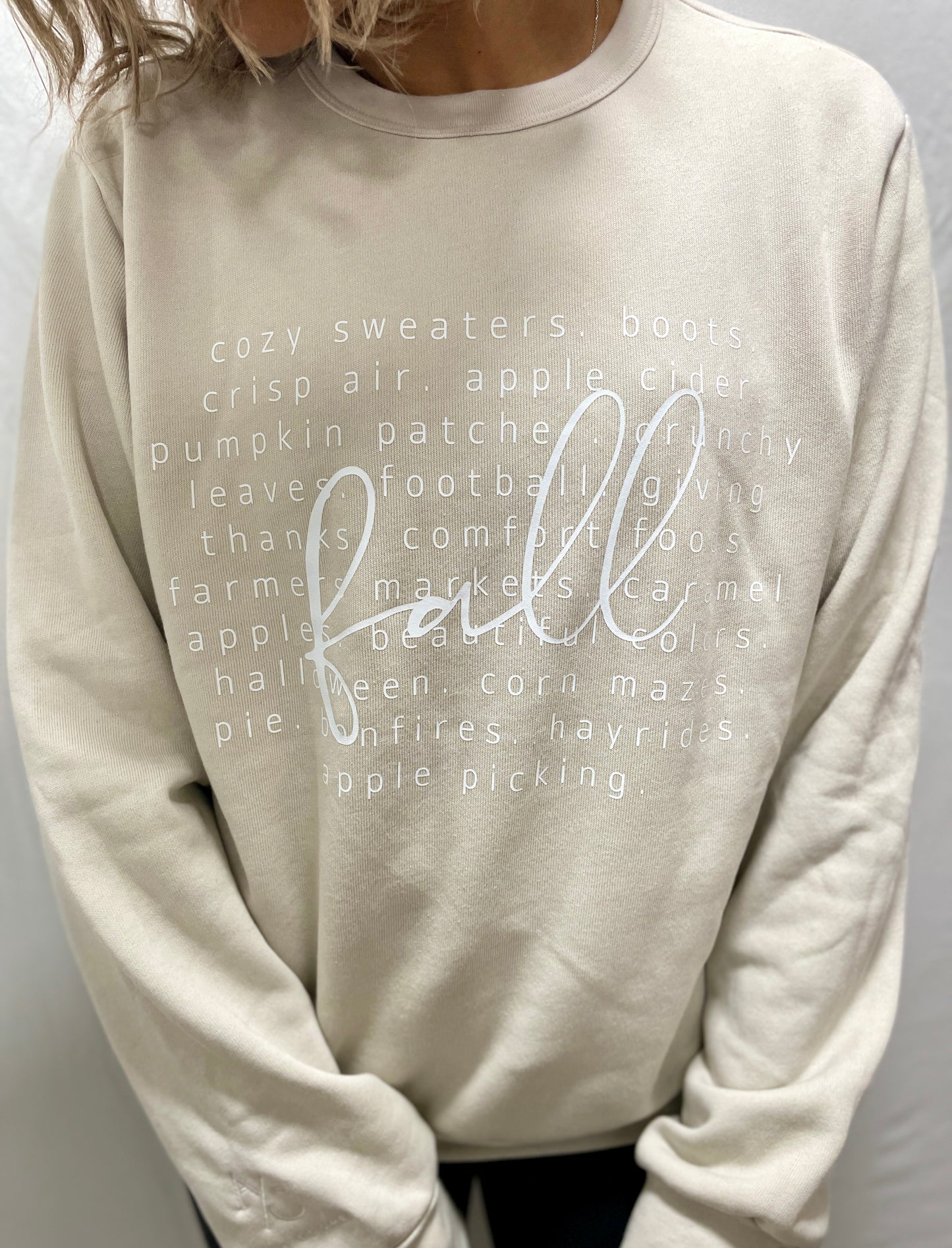 Fall Relaxed Crewneck: Pre-order