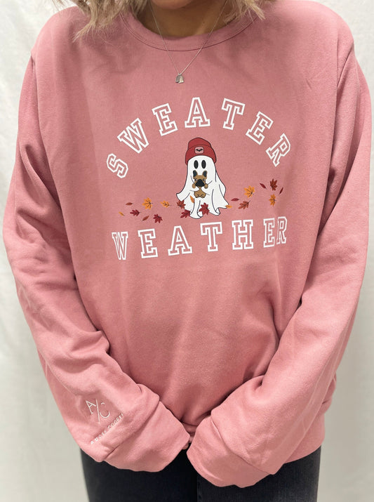 Sweater Weather Relaxed Crewneck: Pre-order