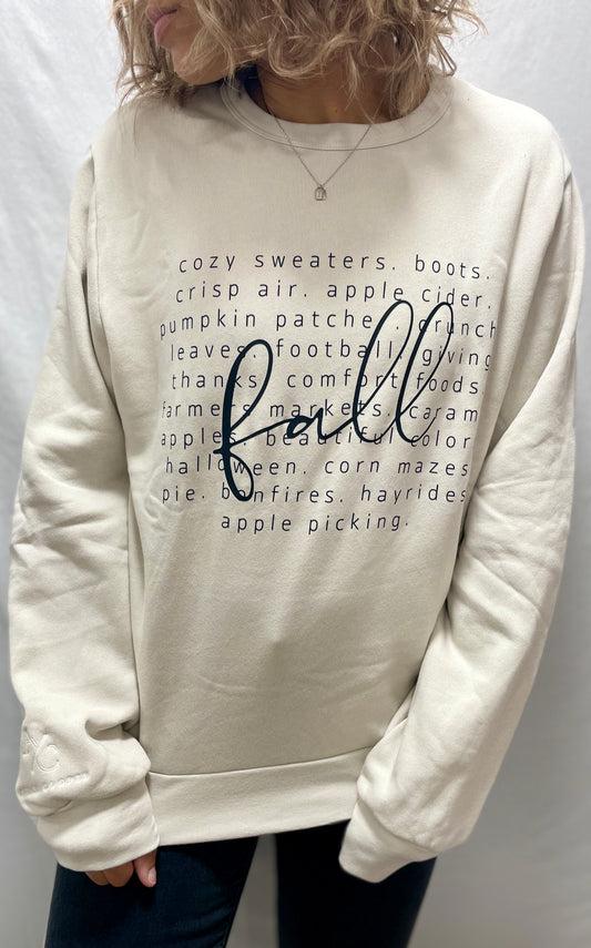 Fall Relaxed Crewneck: Pre-order