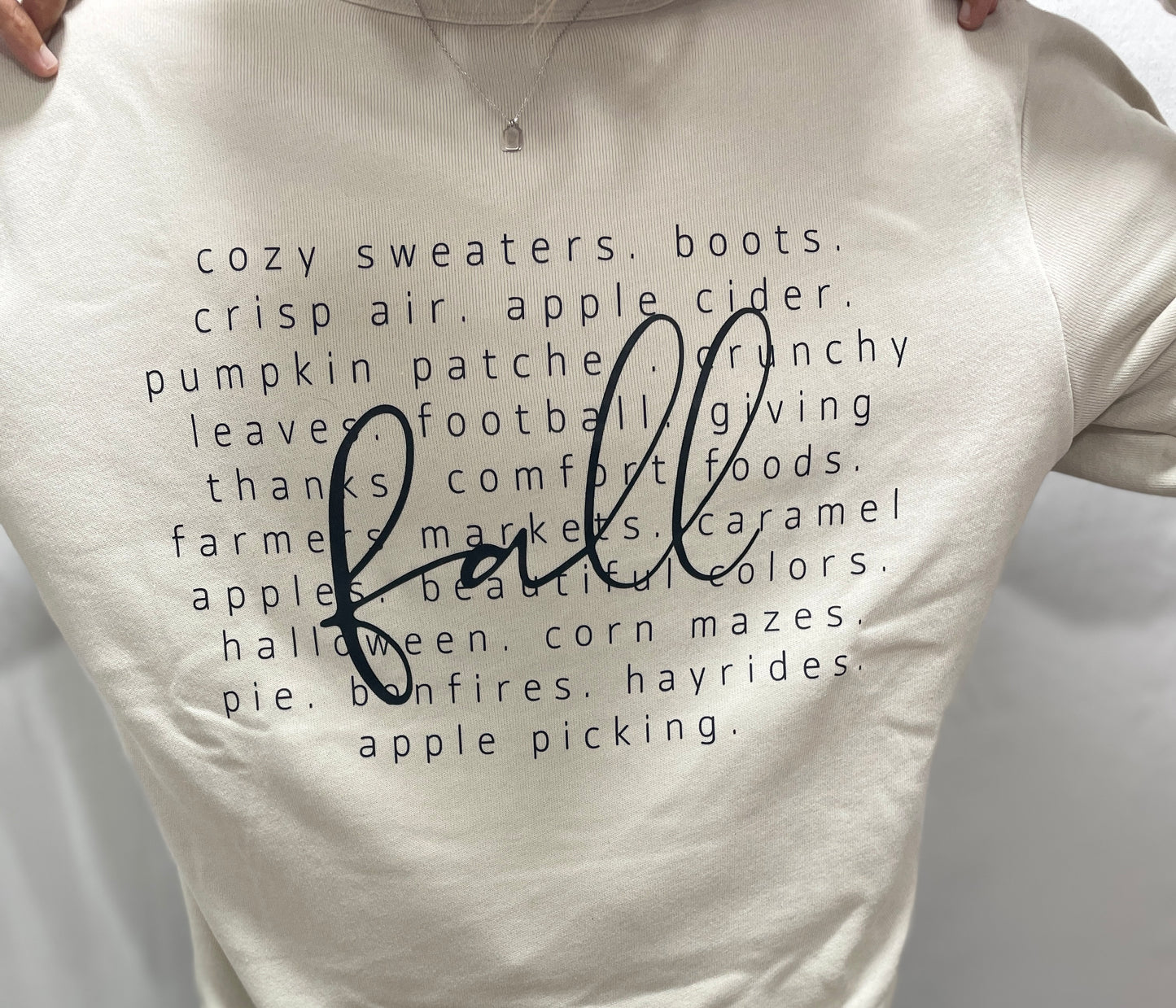 Fall Relaxed Crewneck: Pre-order